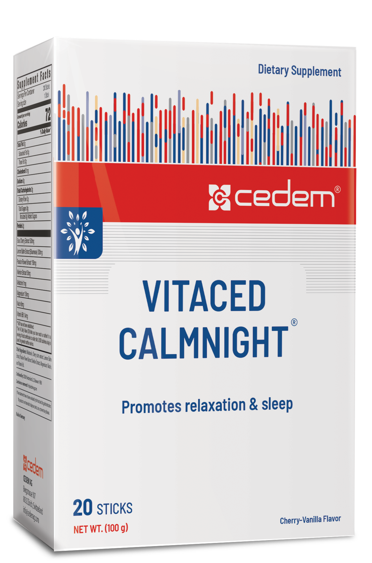 VITACED CalmNight sticks pack, 20 sticks