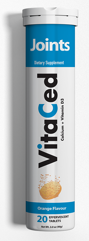 VITACED Joints effervescent tablets tube, 20 tablets