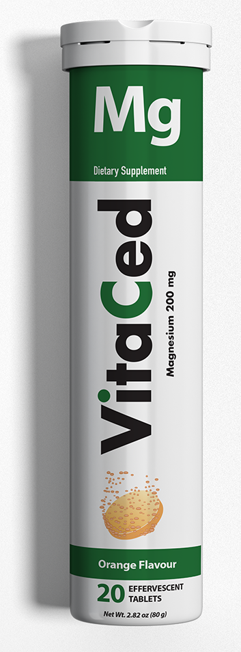 VITACED Magnesium effervescent tablets tube, 20 tablets