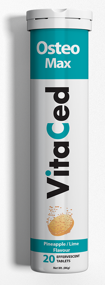 VITACED Osteomax effervescent tablets tube, 20 tablets